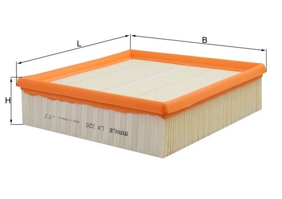 oro filtras - LX 220 KNECHT