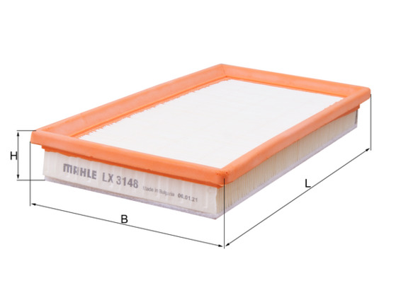 Filtro aria - LX 3148 KNECHT