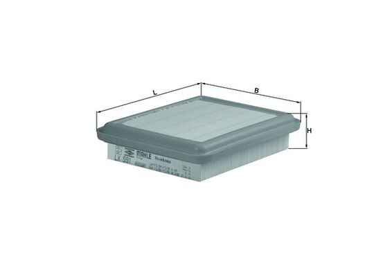 Air Filter - LX 591 KNECHT
