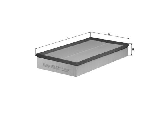 Filtro aria - LX 637 KNECHT