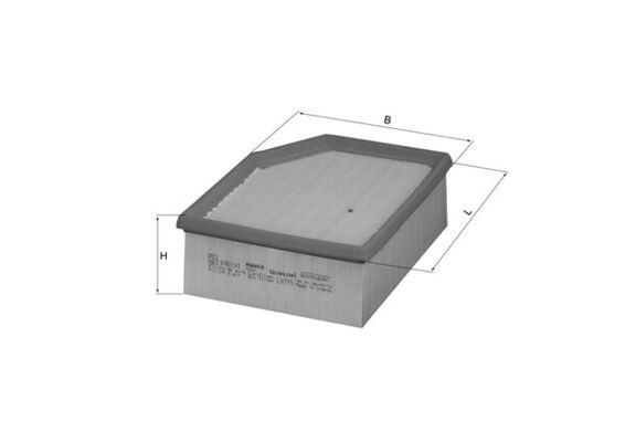 oro filtras - LX 795 KNECHT