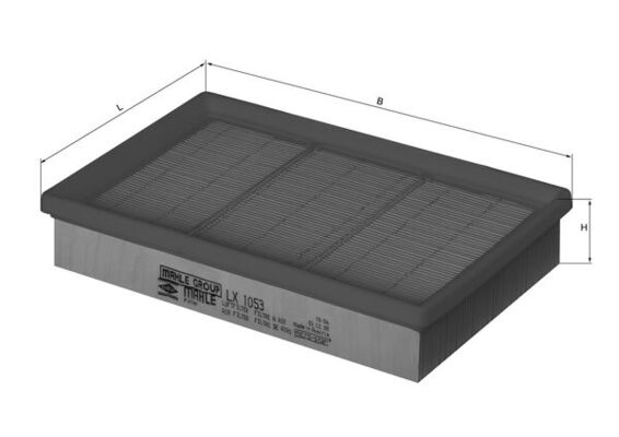 Luftfilter - LX 1053 KNECHT