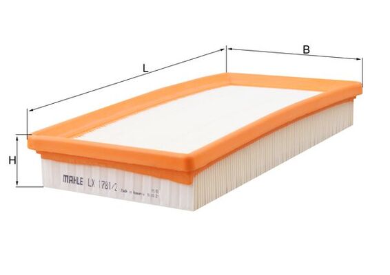 Air Filter - LX 1781/2 KNECHT