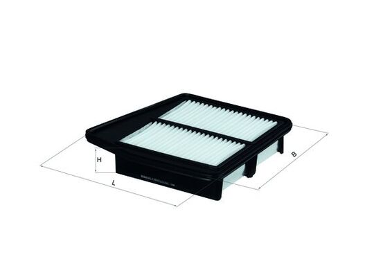 oro filtras - LX 2835 KNECHT