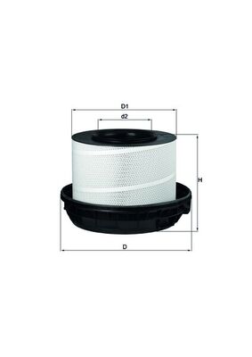 Filtro aria - LX 814/1 KNECHT