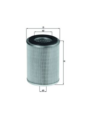 Filtro aria - LX 830 KNECHT