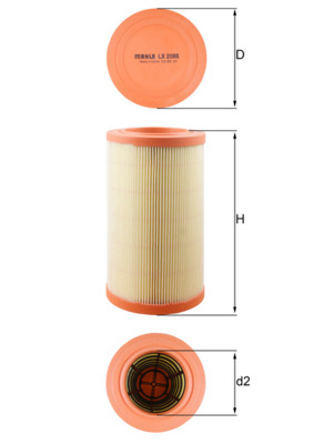 Air Filter - LX 2088 KNECHT