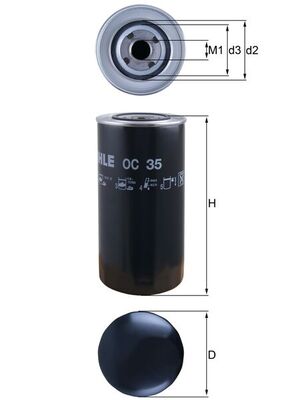 Oil Filter - OC 35 KNECHT