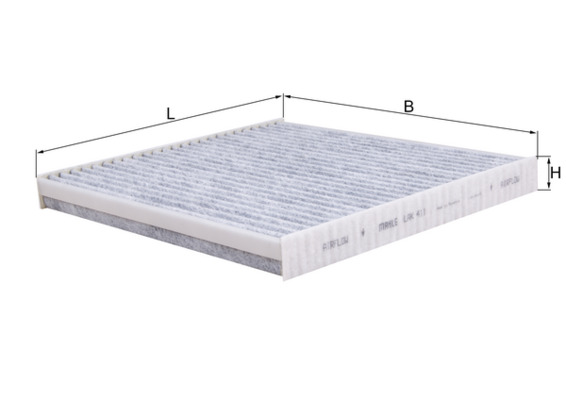 Filter, interior air - LAK 411 KNECHT