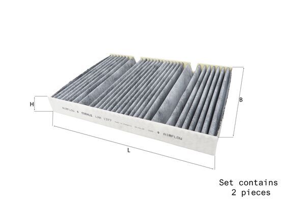 Filter, interior air - LAK 1377/S KNECHT
