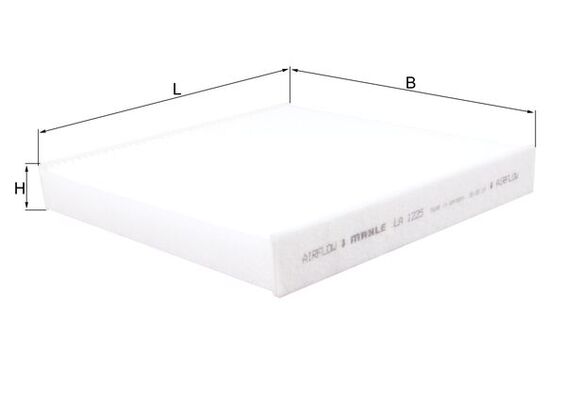 Filtro, Aria abitacolo - LA 1225 KNECHT