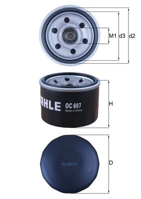 Oil Filter - OC 607 KNECHT