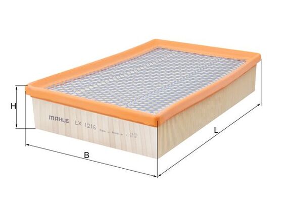 Air Filter - LX 1216 KNECHT