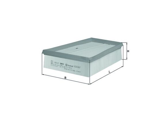 oro filtras - LX 957/2 KNECHT