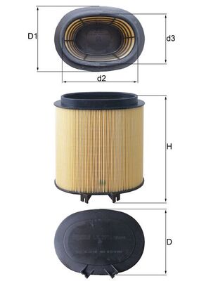 Air Filter - LX 2974 KNECHT