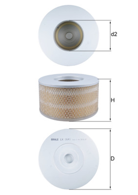 Air Filter - LX 1641 KNECHT