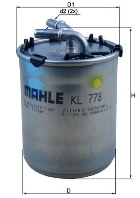 Fuel filter - KL 778 KNECHT