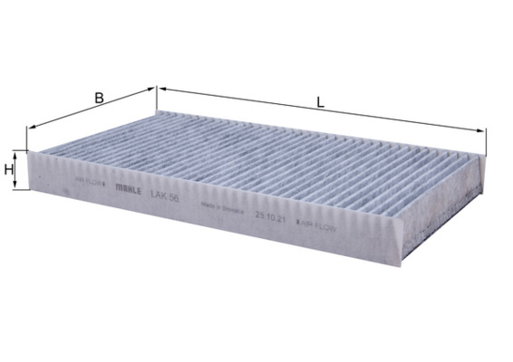 filtras, salono oras - LAK 56 KNECHT
