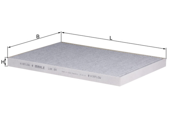 Filtro, Aria abitacolo - LAK 64 KNECHT