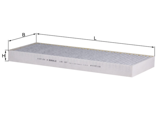 Filtro, Aria abitacolo - LAK 167 KNECHT