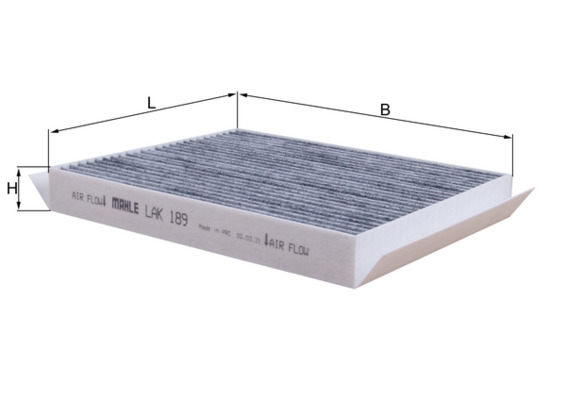Filter, interior air - LAK 189 KNECHT