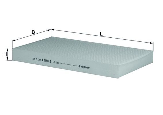 Filter, interior air - LA 152 KNECHT