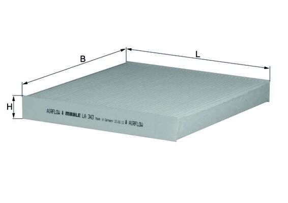 Filter, interior air - LA 343 KNECHT