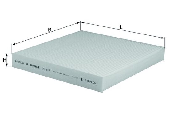 Filter, interior air - LA 216 KNECHT