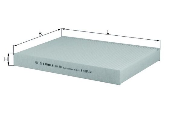 Filter, interior air - LA 290 KNECHT