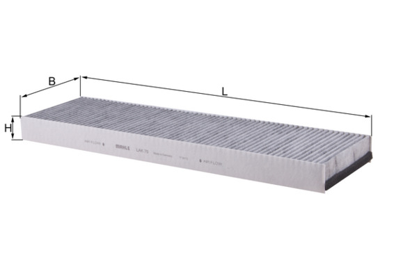 Filter, interior air - LAK 70 KNECHT