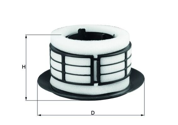 Luftfilter - LX 292 KNECHT