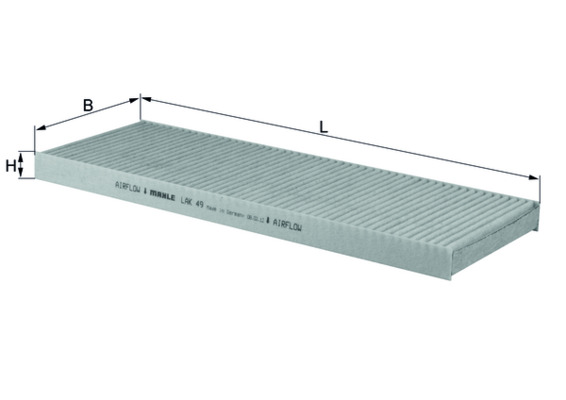 Filter, Innenraumluft - LAK 49 KNECHT