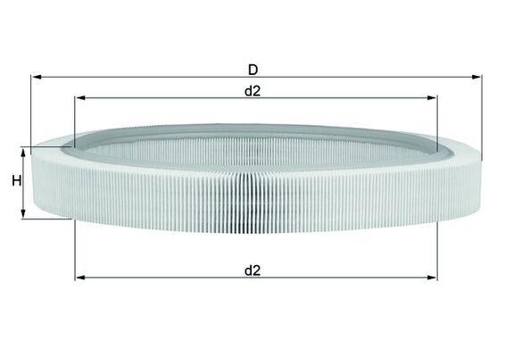 Air Filter - LX 61 KNECHT