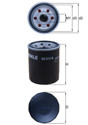 Oil Filter - OC 217/6 KNECHT
