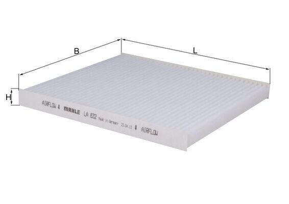 Filter, interior air - LA 832 KNECHT