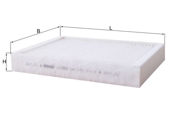 Filter, interior air - LA 1263 KNECHT