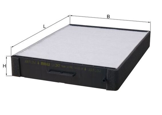 Filter, interior air - LA 347 KNECHT
