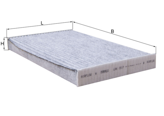 Filter, interior air - LAK 1517 KNECHT