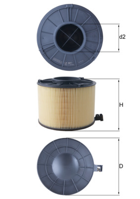 Luftfilter - LX 4411 KNECHT
