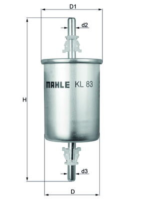 Fuel filter - KL 83 KNECHT