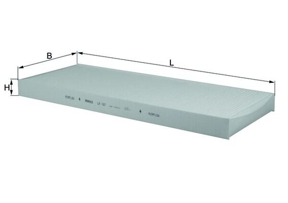 Filter, interior air - LA 167 KNECHT