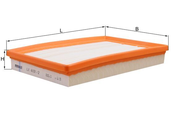 Air Filter - LX 4031/2 KNECHT