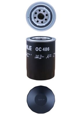 Filtro olio - OC 486 KNECHT