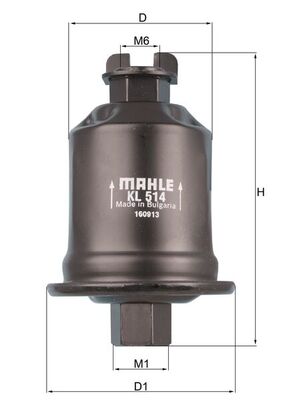 Fuel filter - KL 514 KNECHT