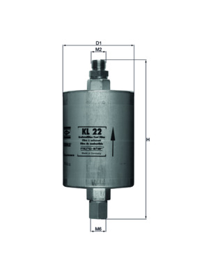 Filtro carburante - KL 22 KNECHT