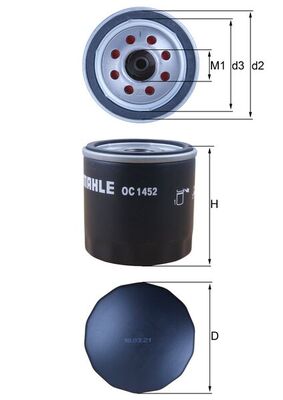 Oil Filter - OC 1452 KNECHT