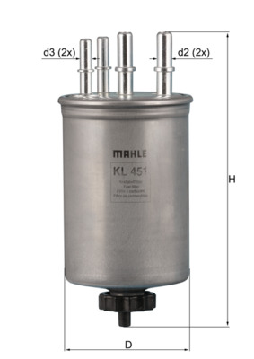 Топливный фильтр - KL 451 KNECHT