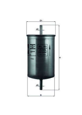 Fuel filter - KL 85 KNECHT