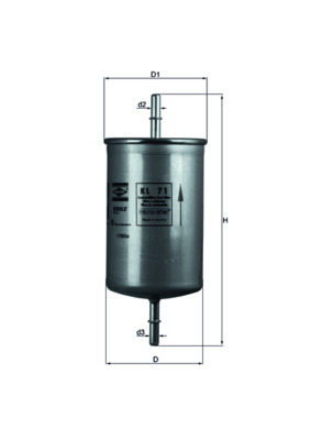 Filtro carburante - KL 71 KNECHT