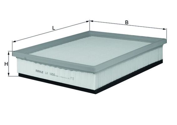 oro filtras - LX 1656 KNECHT